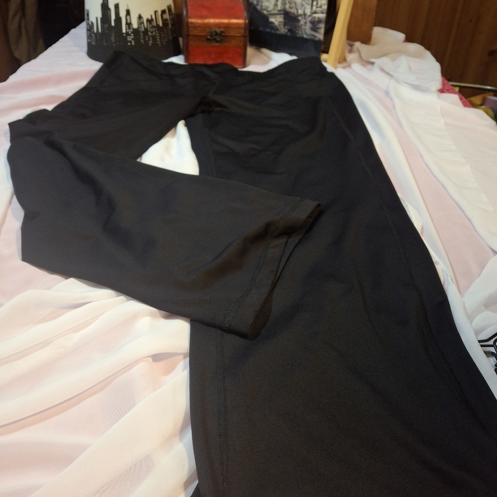Danskin Black Flare Legged Joggers Size XXL